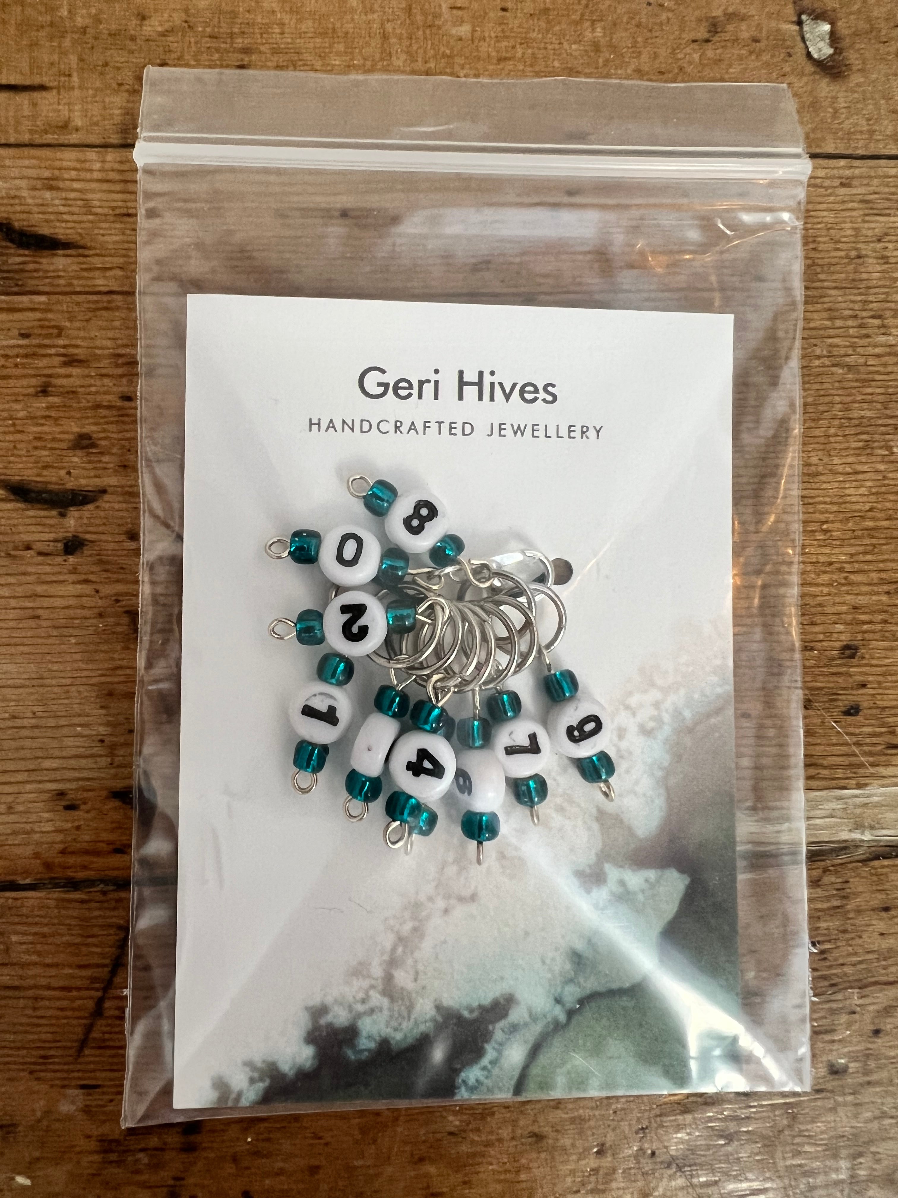 Geri Hives Numbered Stitchmarkers